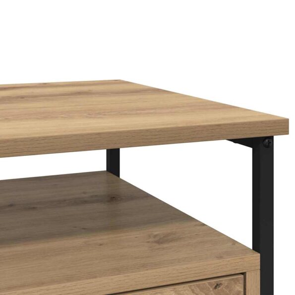 vidaXL Nočný stolík dub artisan 40 x 42 x 55 cm Kompozitné drevo – Obrázok 10