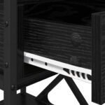 vidaXL Nočný stolík 2 pcs Čierny dub 40 x 42 x 55 cm Kompozitné drevo – Obrázok 10