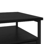 vidaXL Nočný stolík 2 pcs Čierny dub 40 x 42 x 55 cm Kompozitné drevo – Obrázok 11