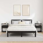 vidaXL Nočný stolík 2 pcs Čierny dub 40 x 42 x 55 cm Kompozitné drevo – Obrázok 4