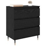 Servírovacia skriňa Čierny dub 60 x 35 x 70 cm Kompozitné drevo – Obrázok 3