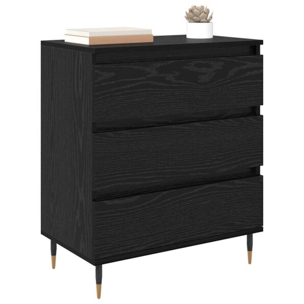 Servírovacia skriňa Čierny dub 60 x 35 x 70 cm Kompozitné drevo – Obrázok 3