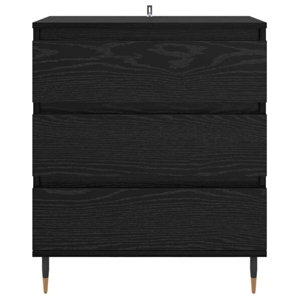 Servírovacia skriňa Čierny dub 60 x 35 x 70 cm Kompozitné drevo – Obrázok 6