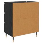 Servírovacia skriňa Čierny dub 60 x 35 x 70 cm Kompozitné drevo – Obrázok 8