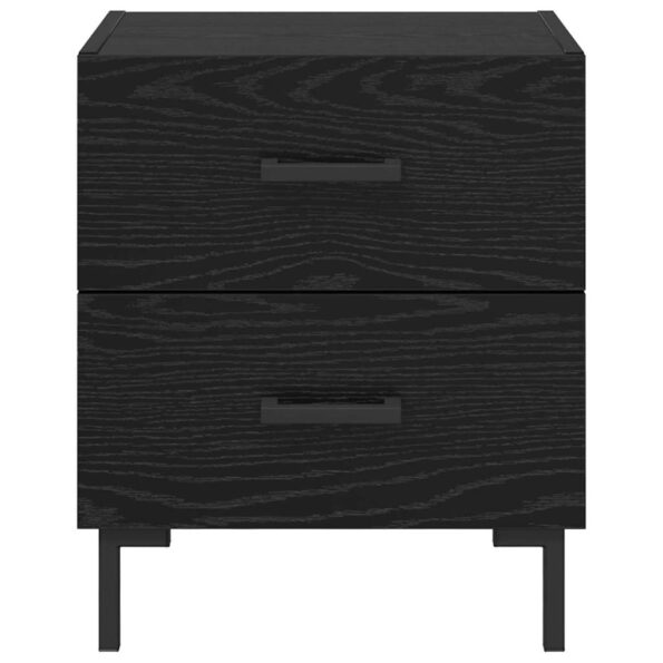 vidaXL Nočný stolík Čierny dub 40 x 35 x 47,5 cm Kompozitné drevo – Obrázok 6