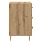 Nočný stolík Remeselný dub 40 x 40 x 66 cm Kompozitné drevo – Obrázok 7