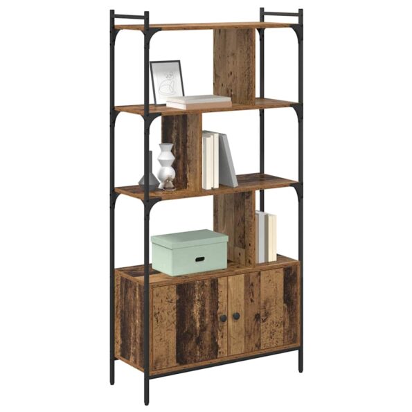 vidaXL Knižnica Kompozitné drevo – Obrázok 3