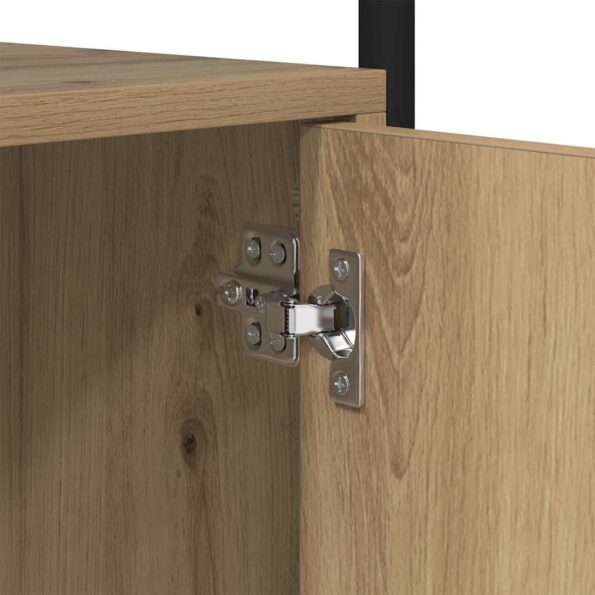 vidaXL Knižnica Kompozitné drevo – Obrázok 9