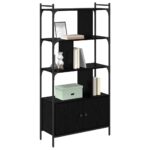 vidaXL Knižnica Kompozitné drevo – Obrázok 3