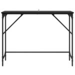 vidaXL Konzolový stôl Čierny dub 100 x 32 x 75 cm Kompozitné drevo – Obrázok 5