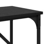 vidaXL Konzolový stôl Čierny dub 75 x 32 x 75 cm Kompozitné drevo – Obrázok 8