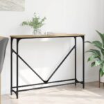 vidaXL Konzolový stôl dub artisan 102 x 22.5 x 75 cm Kompozitné drevo