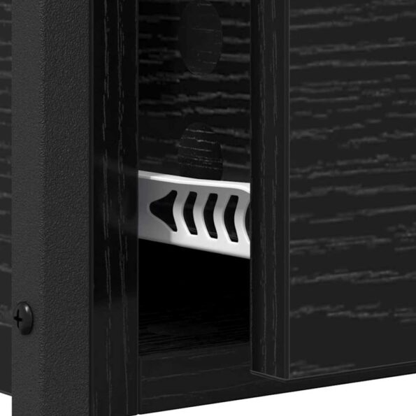 vidaXL Konzolový stôl so zásuvkou Čierny dub 100 x 40 x 75 cm – Obrázok 10