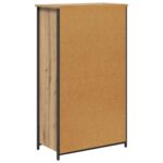vidaXL Highboard Remeselný dub 62 x 32 x 106,5 cm Kompozitné drevo – Obrázok 5