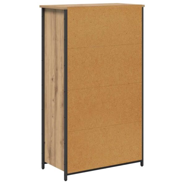 vidaXL Highboard Remeselný dub 62 x 32 x 106,5 cm Kompozitné drevo – Obrázok 5