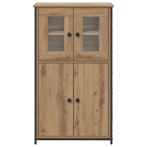 vidaXL Highboard Remeselný dub 62 x 32 x 106,5 cm Kompozitné drevo – Obrázok 7
