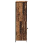 vidaXL Highboard Staré drevo 62 x 36 x 121,5 cm Kompozitné drevo – Obrázok 7