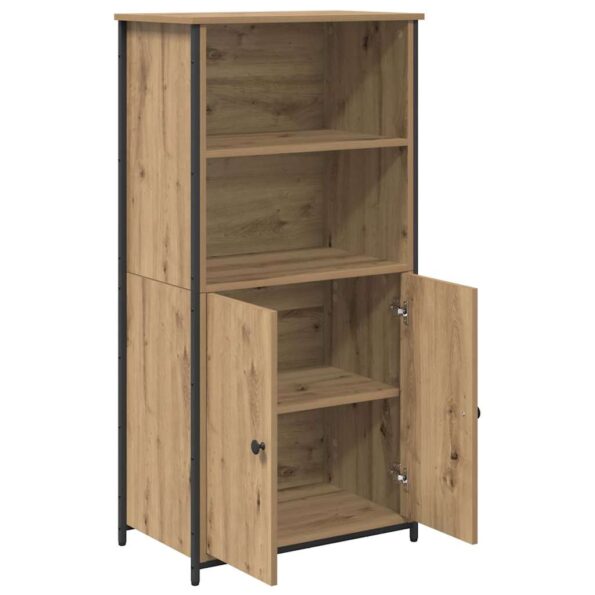 vidaXL Highboard Remeselný dub 62 x 36 x 121,5 cm Kompozitné drevo – Obrázok 5
