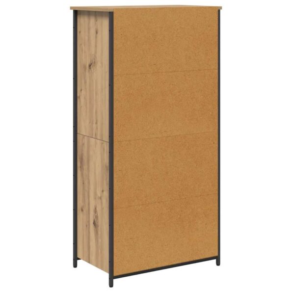 vidaXL Highboard Remeselný dub 62 x 36 x 121,5 cm Kompozitné drevo – Obrázok 8