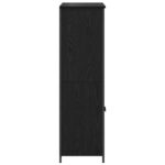 vidaXL Highboard Čierny dub 62 x 36 x 121,5 cm Kompozitné drevo – Obrázok 7