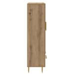 vidaXL Highboard so zásuvkou Remeselný dub 69,5 x 31 x 115 cm – Obrázok 7