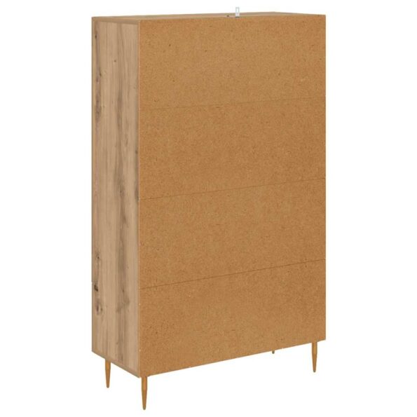 vidaXL Highboard so zásuvkou Remeselný dub 69,5 x 31 x 115 cm – Obrázok 8