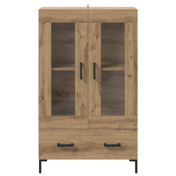 vidaXL Highboard Remeselný dub 69,5 x 31 x 115 cm Kompozitné drevo – Obrázok 6