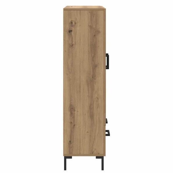 vidaXL Highboard Remeselný dub 69,5 x 31 x 115 cm Kompozitné drevo – Obrázok 7