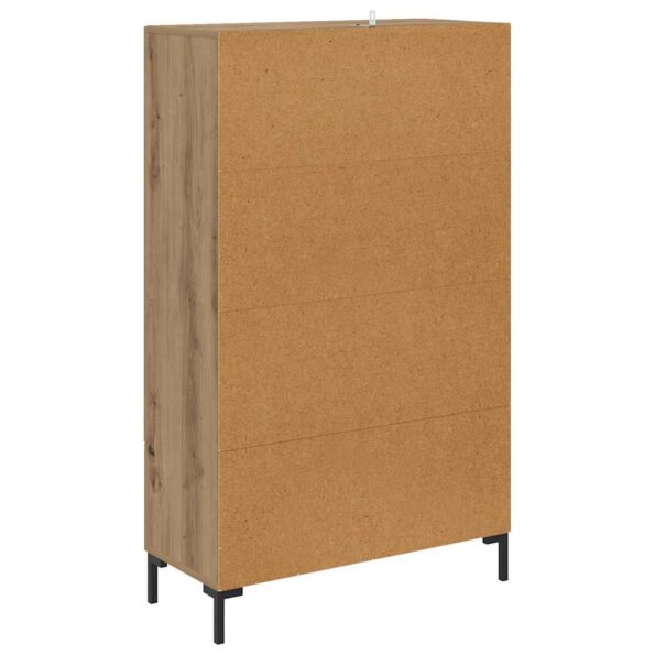 vidaXL Highboard Remeselný dub 69,5 x 31 x 115 cm Kompozitné drevo – Obrázok 8