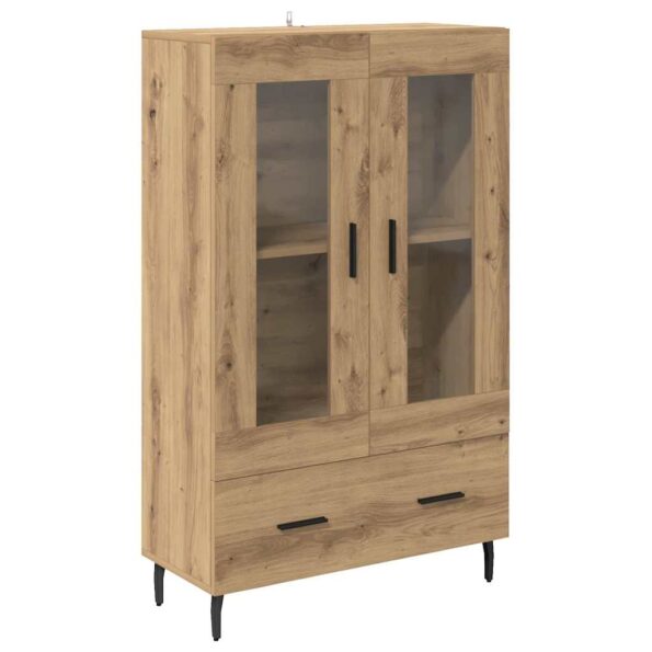 vidaXL Highboard Remeselný dub 69,5 x 31 x 115 cm Kompozitné drevo – Obrázok 2