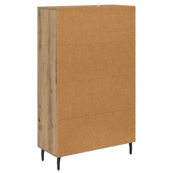 vidaXL Highboard Remeselný dub 69,5 x 31 x 115 cm Kompozitné drevo – Obrázok 8