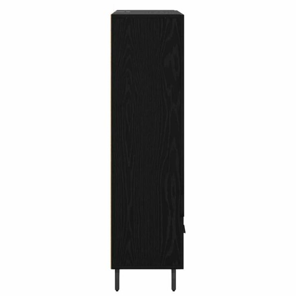 vidaXL Highboard Čierny dub 69,5 x 31 x 115 cm Kompozitné drevo – Obrázok 7