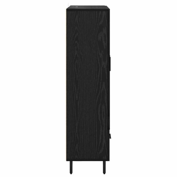 vidaXL Highboard Čierny dub 69,5 x 31 x 115 cm Kompozitné drevo – Obrázok 7