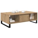 vidaXL Konferenčný stolík Remeselný dub 104 x 60 x 35 cm – Obrázok 3