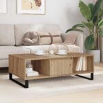 vidaXL Konferenčný stolík Remeselný dub 104 x 60 x 35 cm – Obrázok 4