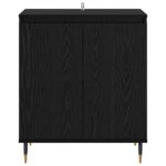 vidaXL Servírovacia skriňa Čierny dub 60 x 35 x 70 cm Kompozitné drevo – Obrázok 6