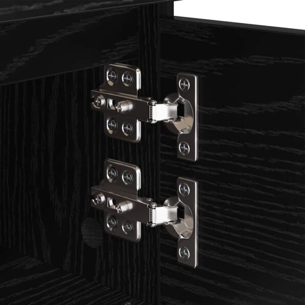 vidaXL Nočný stolík 2 pcs Čierny dub 40 x 35 x 50 cm Kompozitné drevo – Obrázok 10