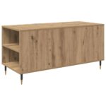 vidaXL Konferenčný stolík with Drawer dub artisan 102 x 44.5 x 50 cm – Obrázok 8