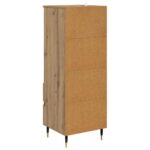 vidaXL Highboard Remeselný dub 40 x 36 x 110 cm Kompozitné drevo – Obrázok 8