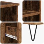 vidaXL Highboard Staré drevo 40 x 36 x 110 cm Kompozitné drevo – Obrázok 9
