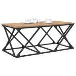 vidaXL Konferenčný stolík Remeselný dub 100 x 49 x 40 cm – Obrázok 3