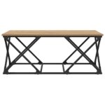 vidaXL Konferenčný stolík Remeselný dub 100 x 49 x 40 cm – Obrázok 5