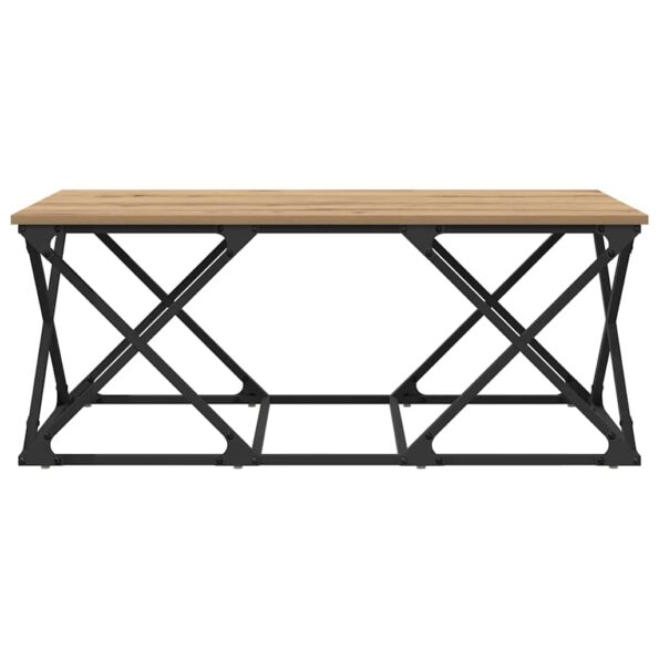 vidaXL Konferenčný stolík Remeselný dub 100 x 49 x 40 cm – Obrázok 5