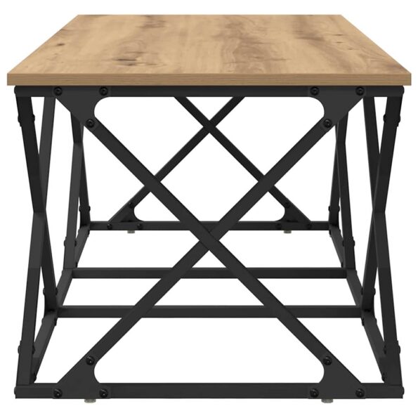 vidaXL Konferenčný stolík Remeselný dub 100 x 49 x 40 cm – Obrázok 6