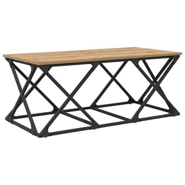 vidaXL Konferenčný stolík Remeselný dub 100 x 49 x 40 cm – Obrázok 7