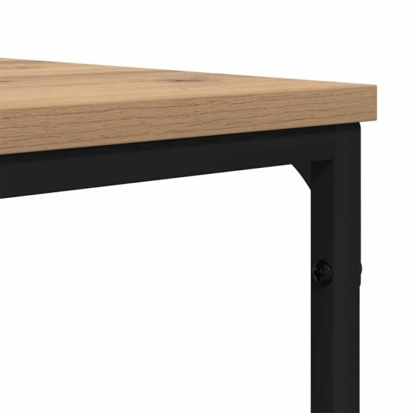 vidaXL Konferenčný stolík Remeselný dub 100 x 100 x 40 cm – Obrázok 8