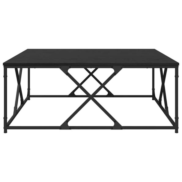 vidaXL Konferenčný stolík Čierny dub 100 x 100 x 40 cm – Obrázok 5