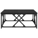 vidaXL Konferenčný stolík Čierny dub 70 x 70 x 30 cm Kompozitné drevo – Obrázok 6