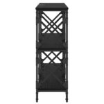 vidaXL Konzolový stôl Čierny dub 100 x 28 x 80,5 cm Kompozitné drevo – Obrázok 6