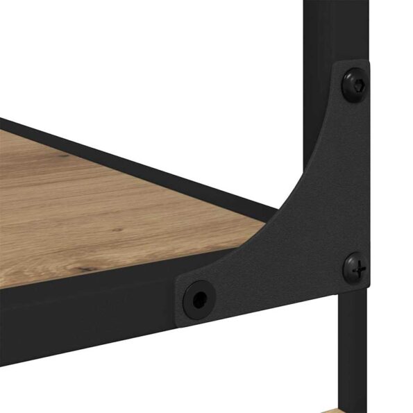 vidaXL Knižnica dub artisan 81 x 36 x 176 cm Kompozitné drevo – Obrázok 8